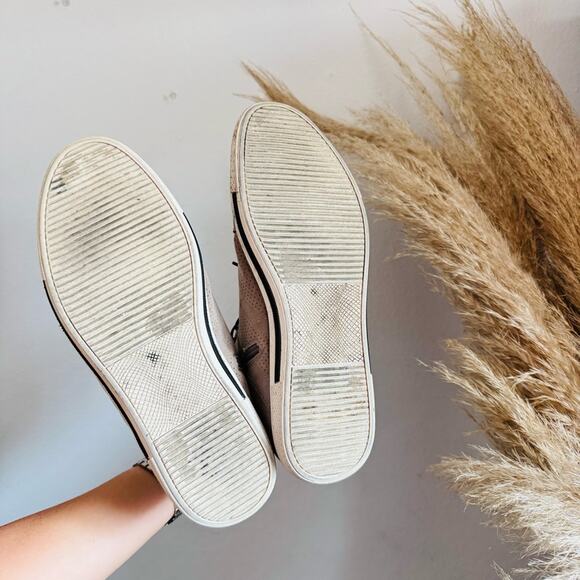 MENS KENNETH COLE Rubber Grey Brown White Lace Up High Top Sneakers Shoes 10 - Picture 4 of 12